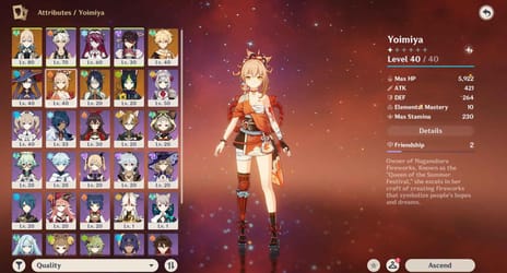 Compte Genshin Impact EU AR55 Avec 6 Personnages 5 étoiles – PC