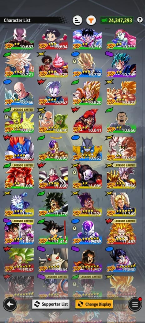 Compte Dragon Ball LEGENDS (Apple II) - Neuf