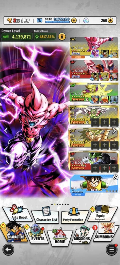 Dragon Ball Legends Green Accounts for Sale - Buy Green Acc From