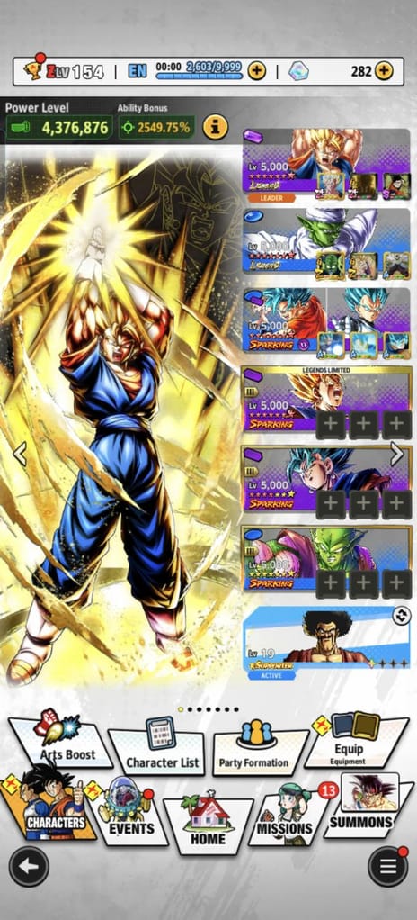 Dragon Ball Legends Green Accounts for Sale - Buy Green Acc From