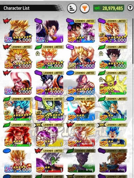 Dragon Ball Legends Green Accounts for Sale - Buy Green Acc From