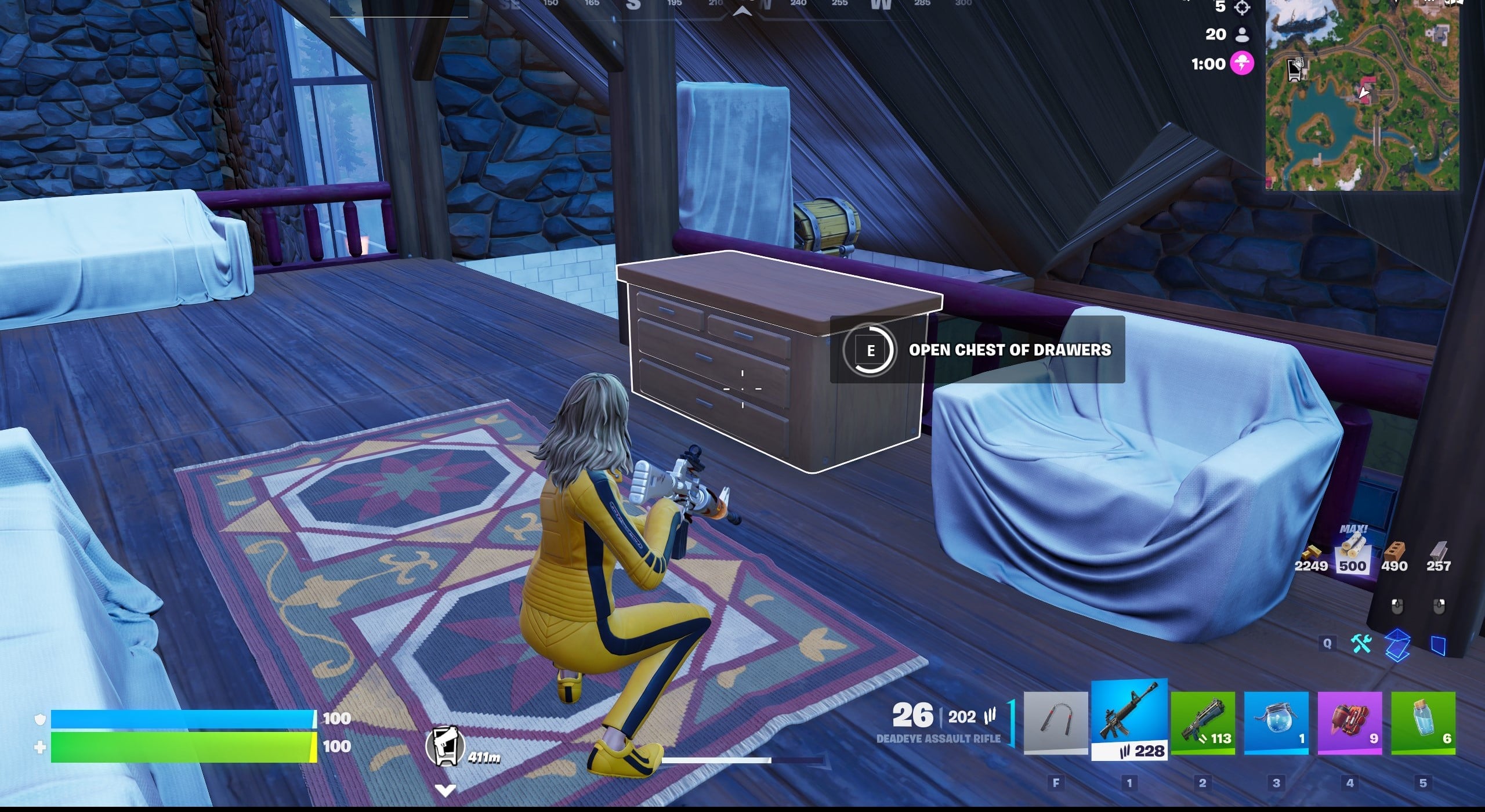 Fortnite Lakehouse Landing Spot