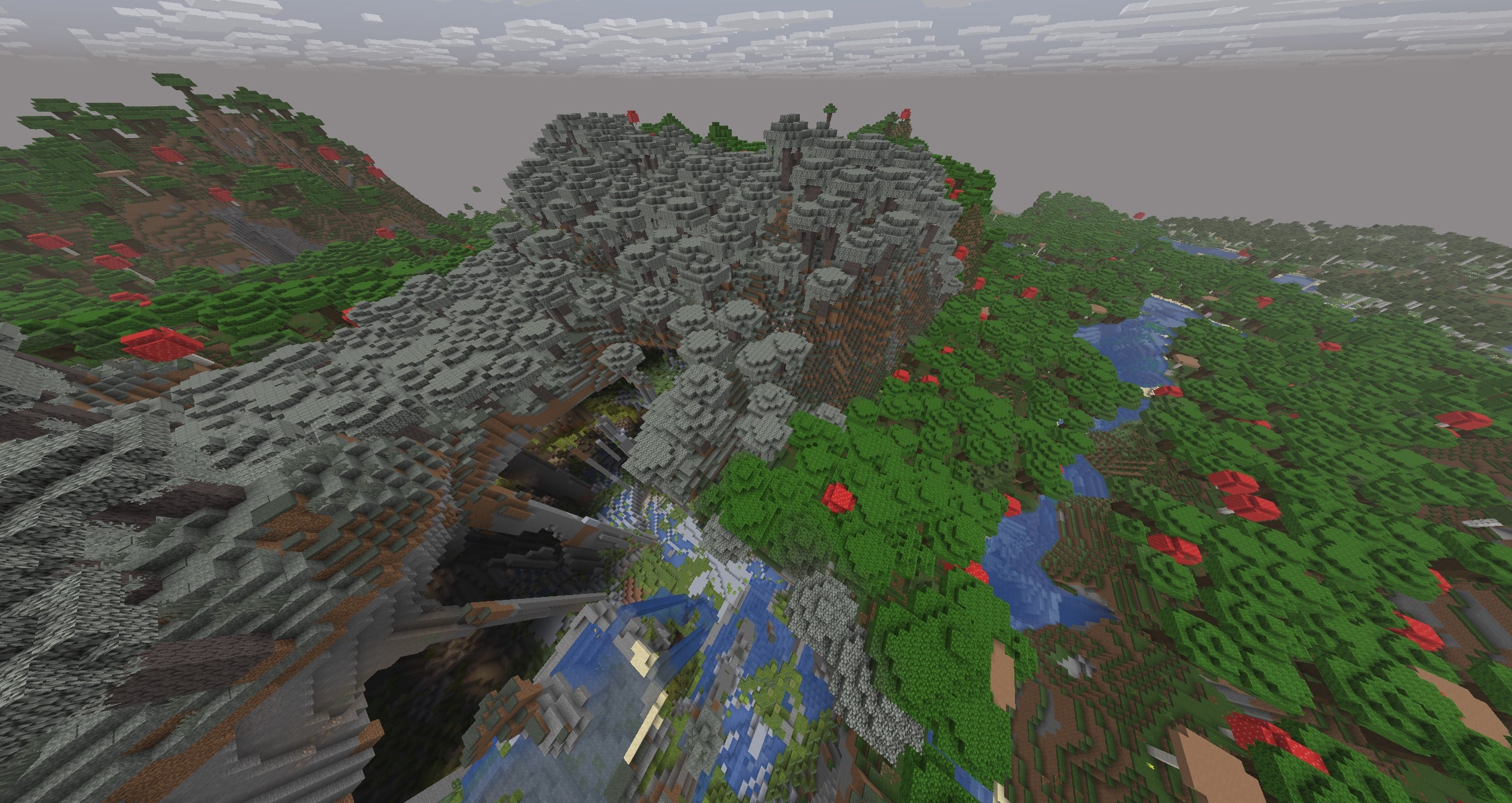 Cave Mansion Minecraft Seed