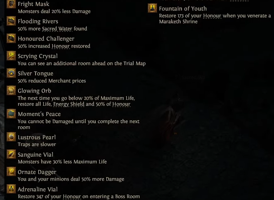 Boons - PoE 2 Trial of the Sekhemas Guide