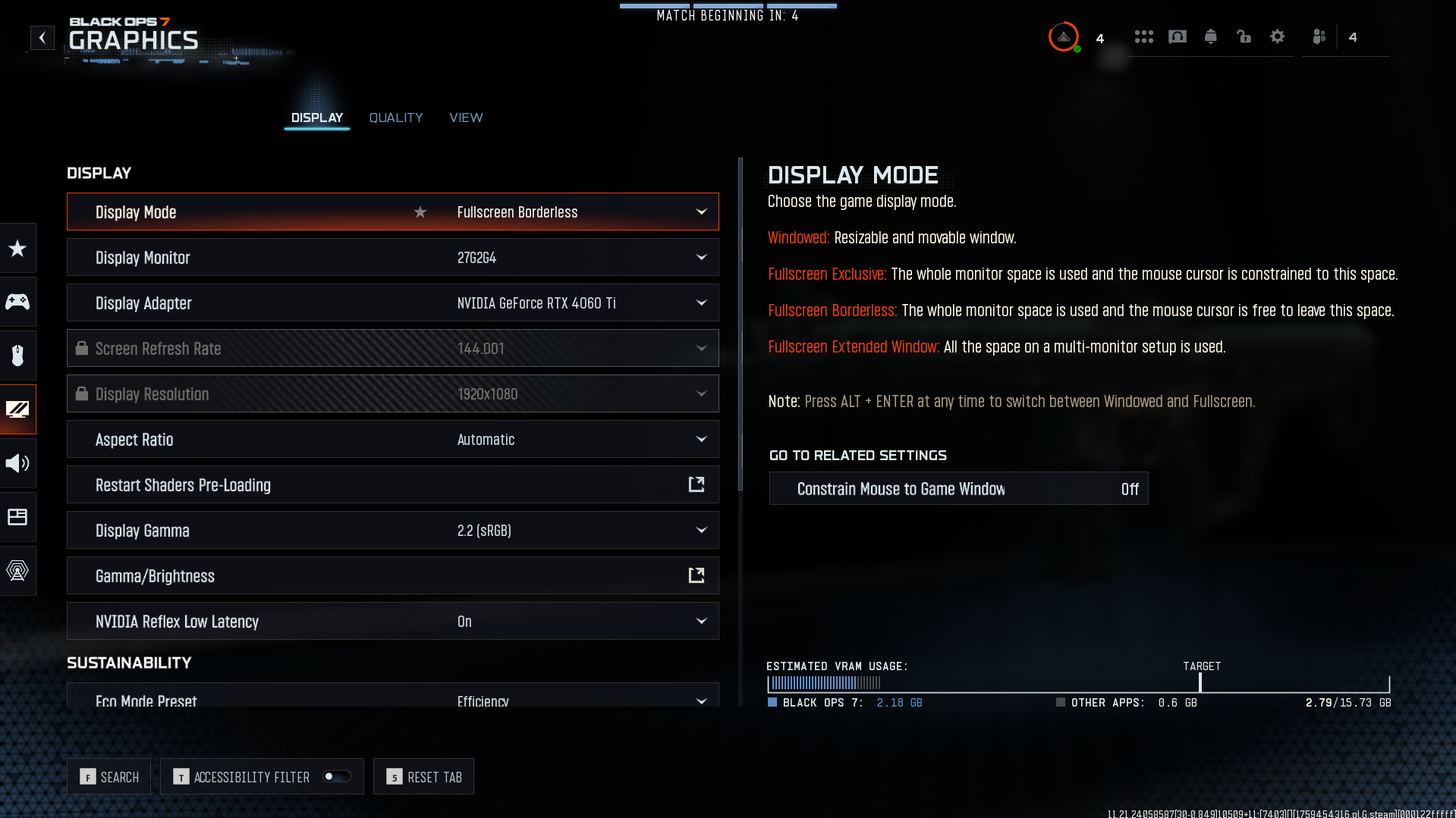 Settings Menu - Black Ops 7 Best Settings guide
