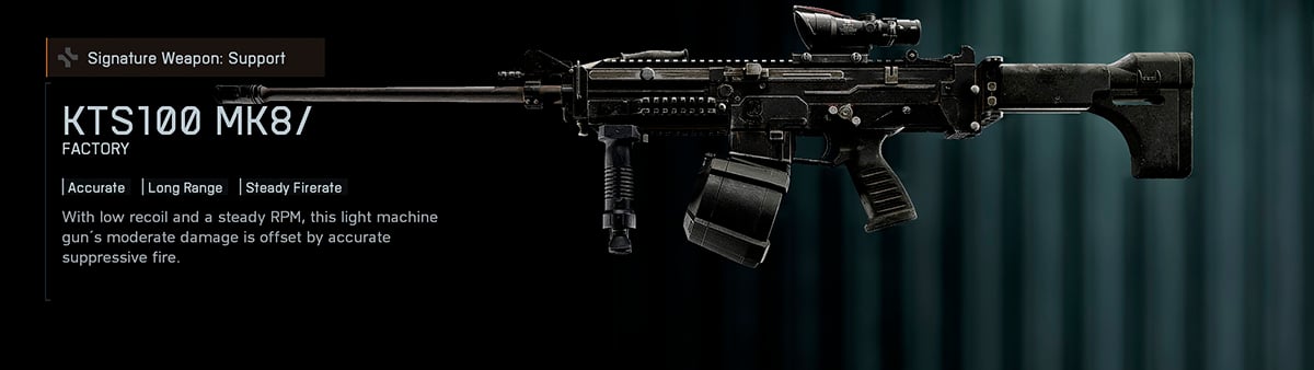 Battlefield 6 Best Weapons - KTS100 MK8