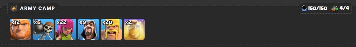 Clash of Clans TH6 Attack Strategy