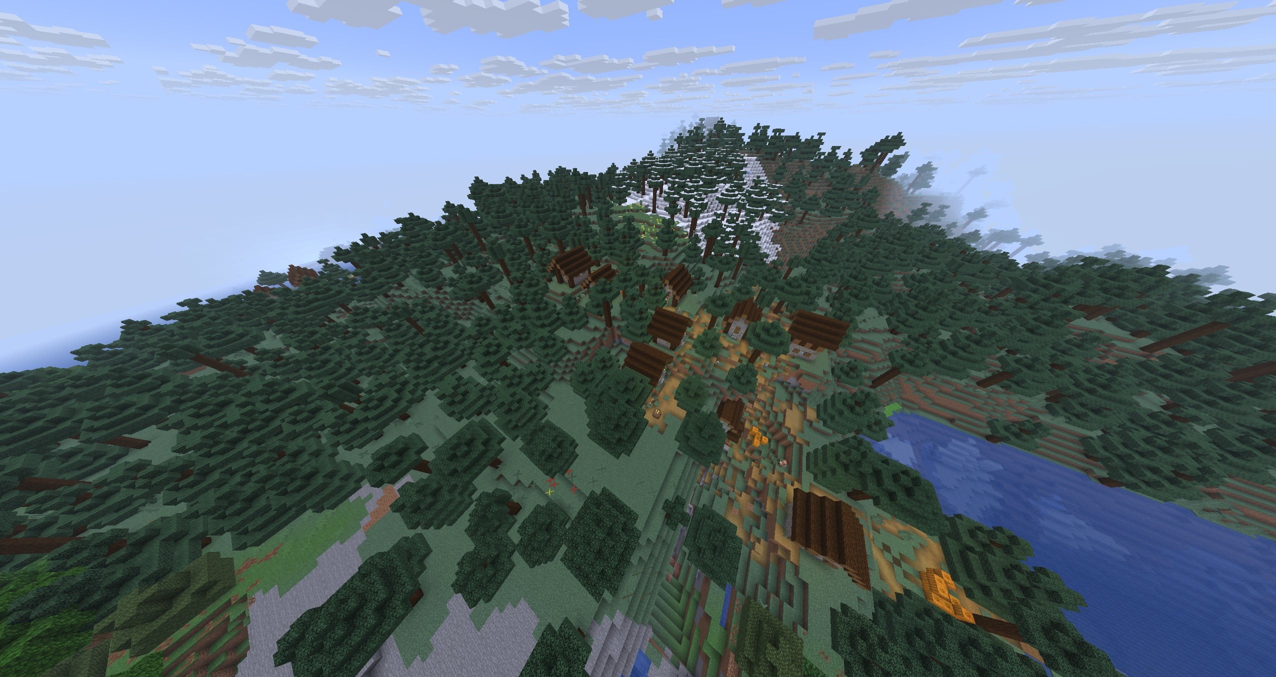 Four Villages at Spawn