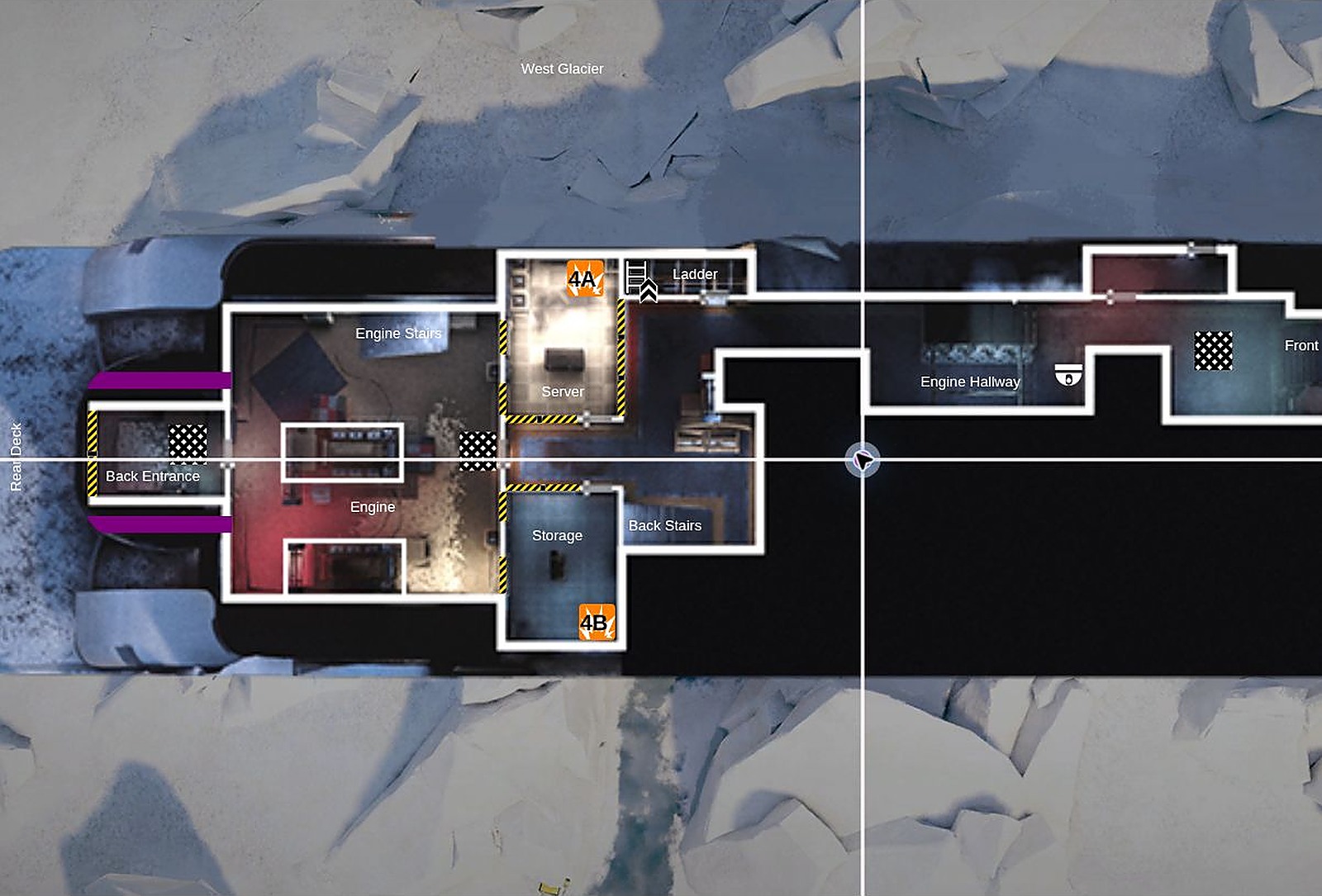 R6 Yacht Callouts Lower Deck