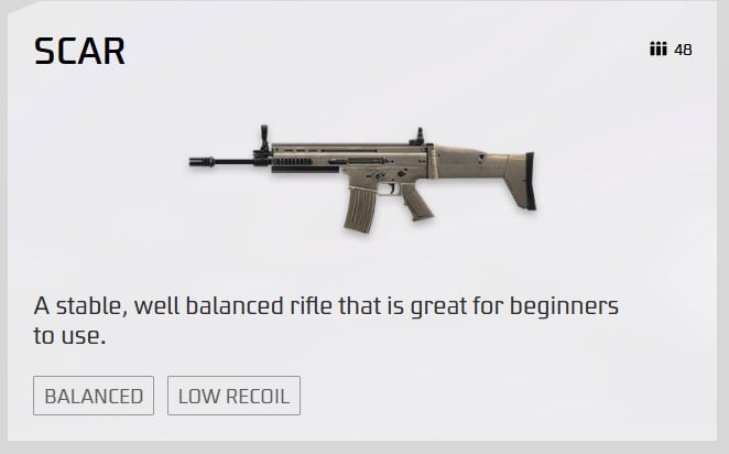 Free Fire SCAR