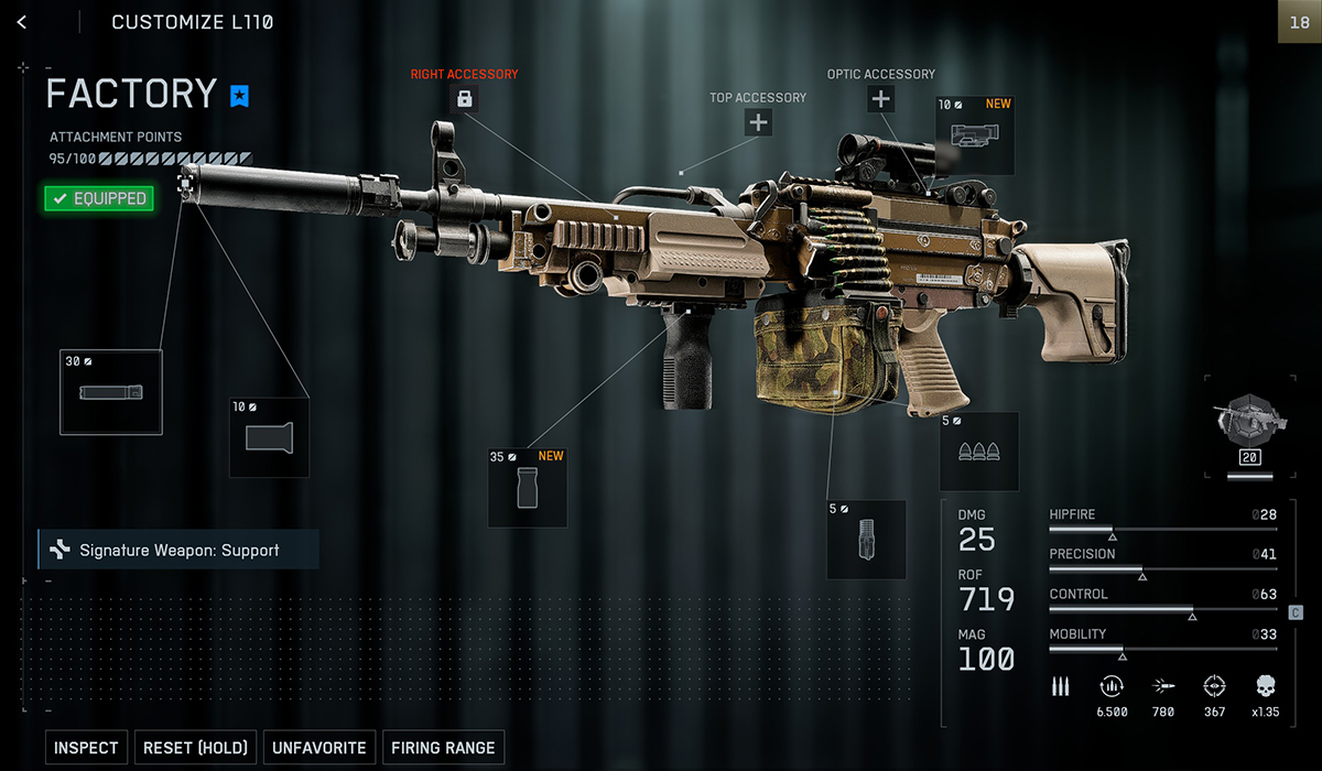 Battlefield 6 L110 Best Loadout
