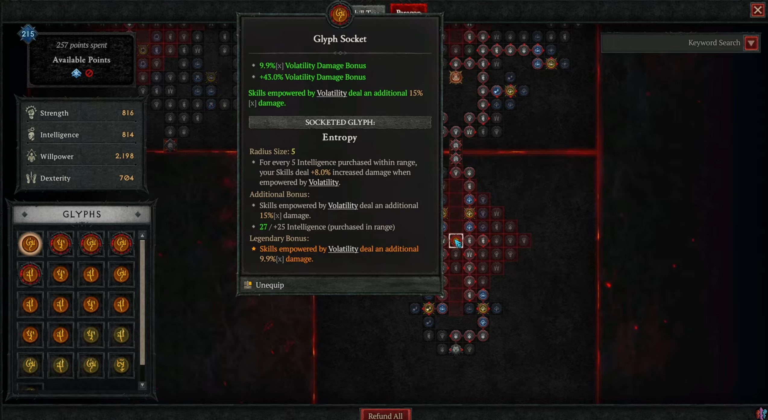 Diablo 4 Paragon Glyph
