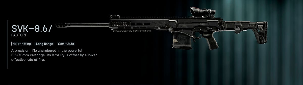 Battlefield 6 Best Weapons - SVK-8.6