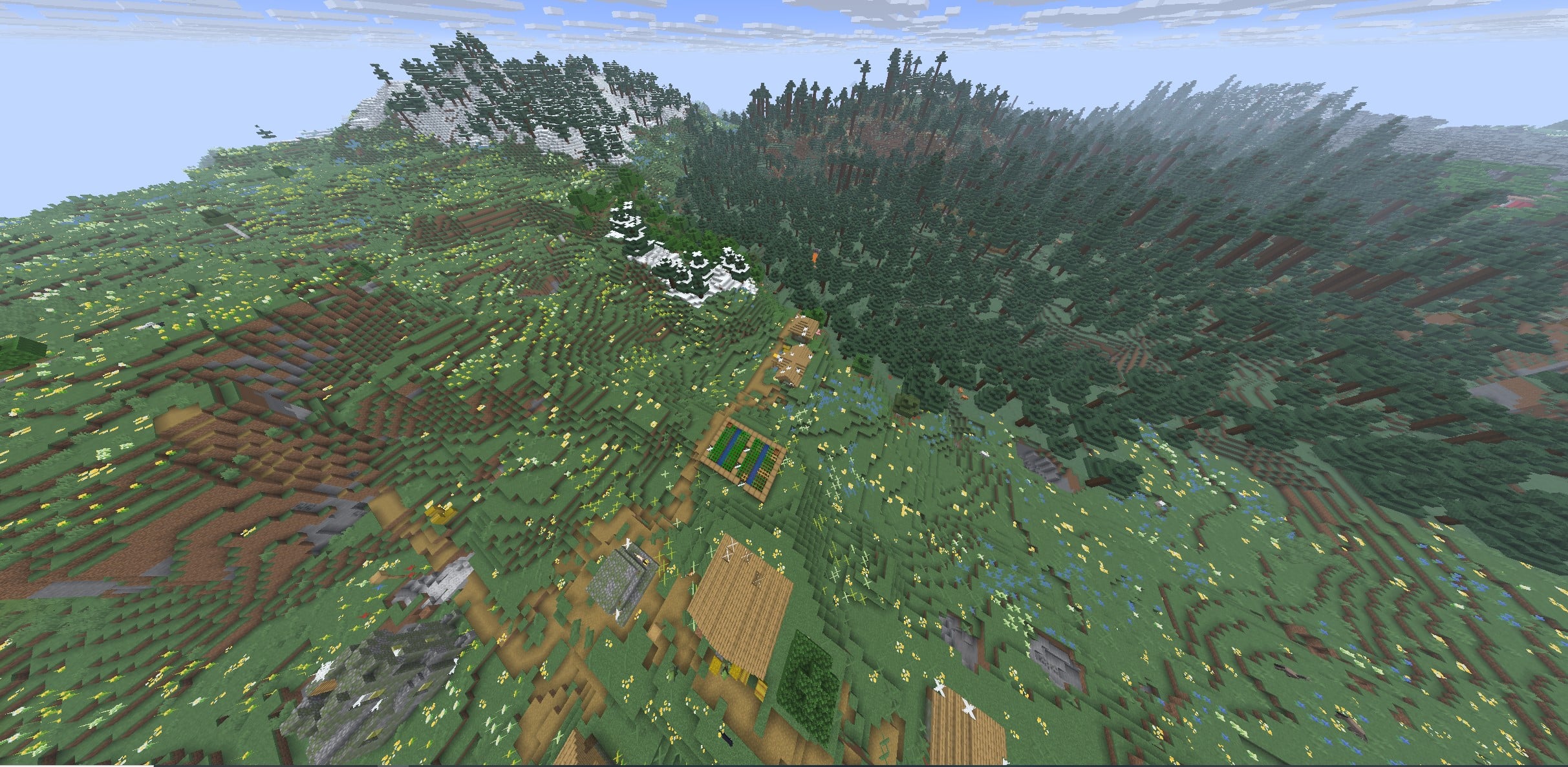  Structures Everywhere Minecraft Seed