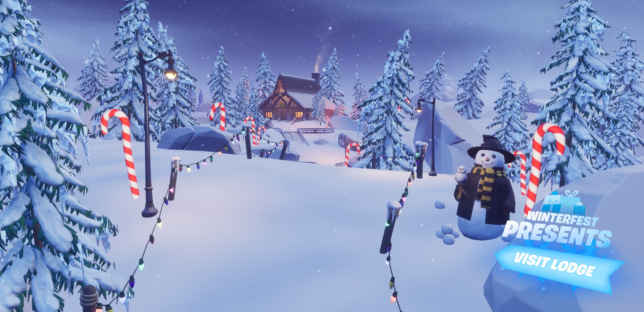 Fortnite Winterfest Cabin