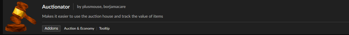 Auctinator Addon WoW