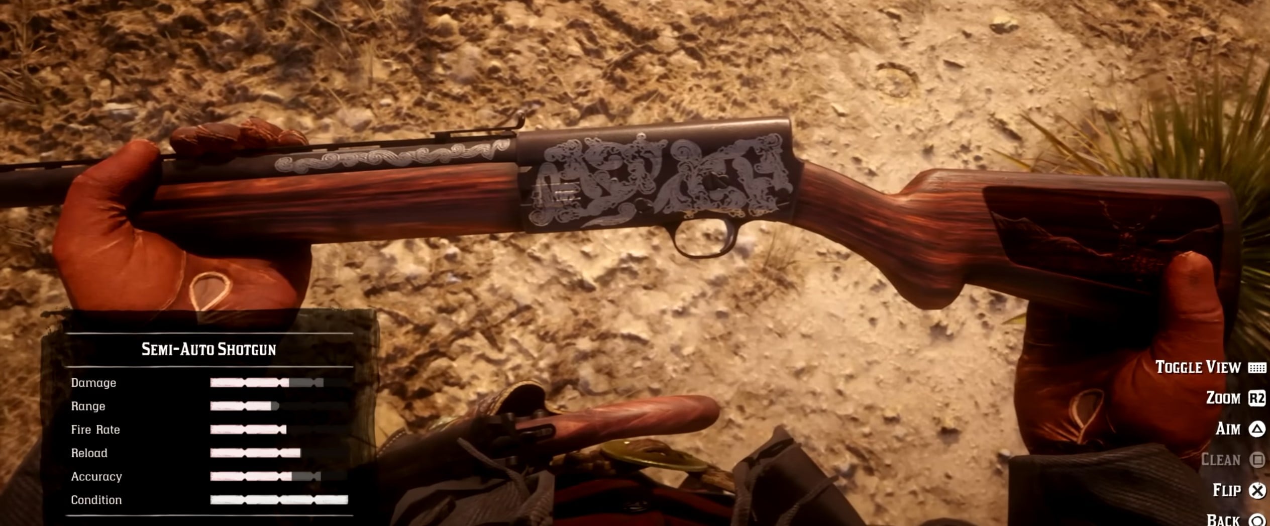 Semi-Auto Shotgun RDR2