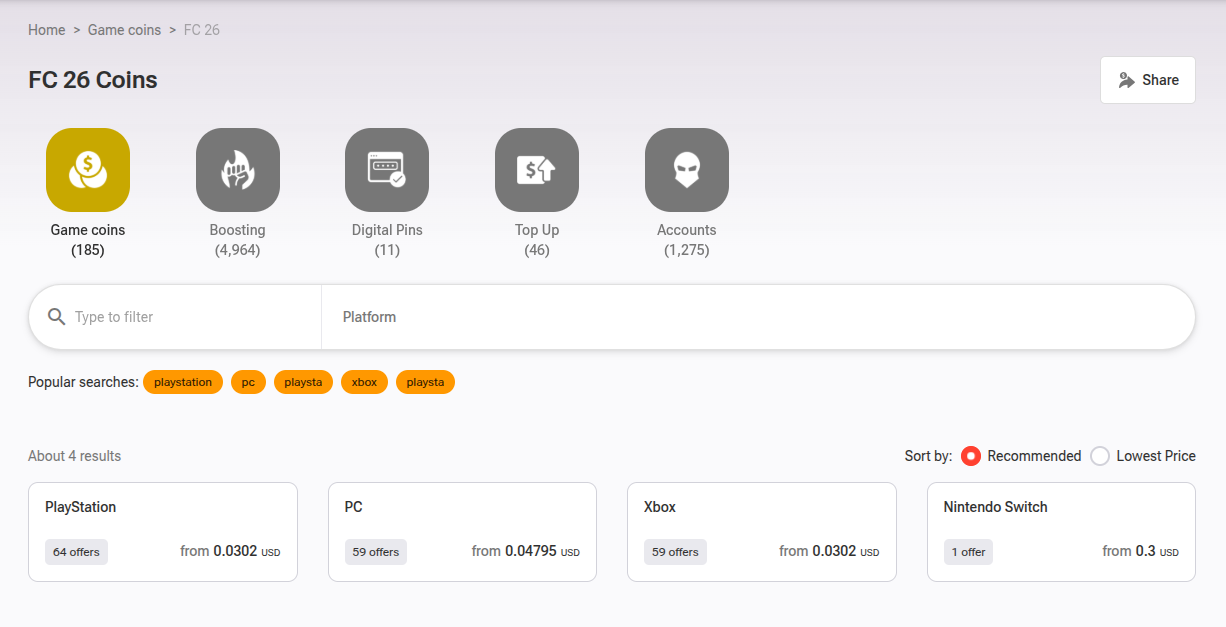 5 Best Websites to Buy FC 26 Coins