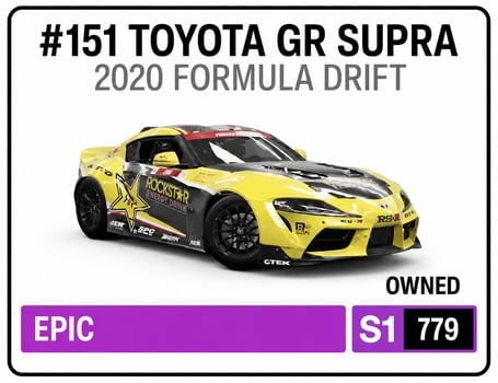 2. Formula Drift #151 Toyota GR Supra