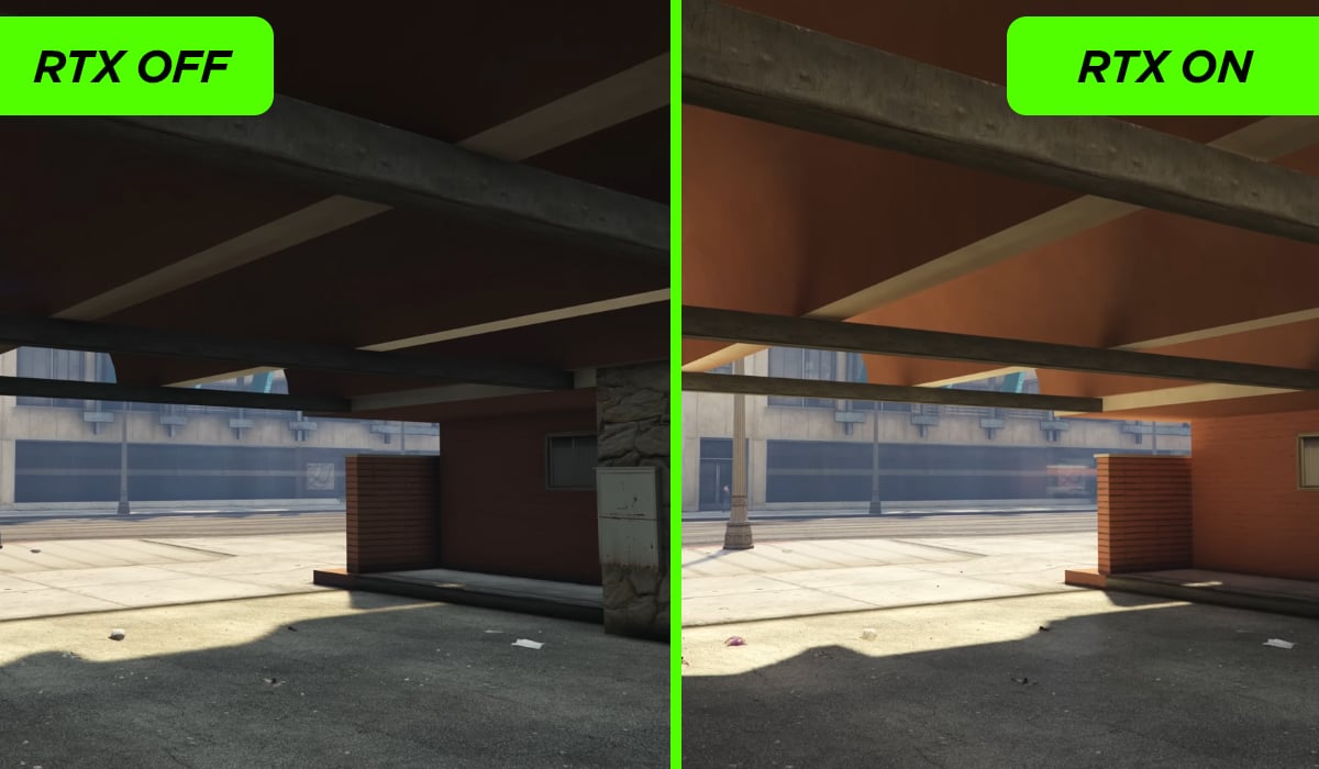GTA 5 Enhanced RTX Off vs On Comparison