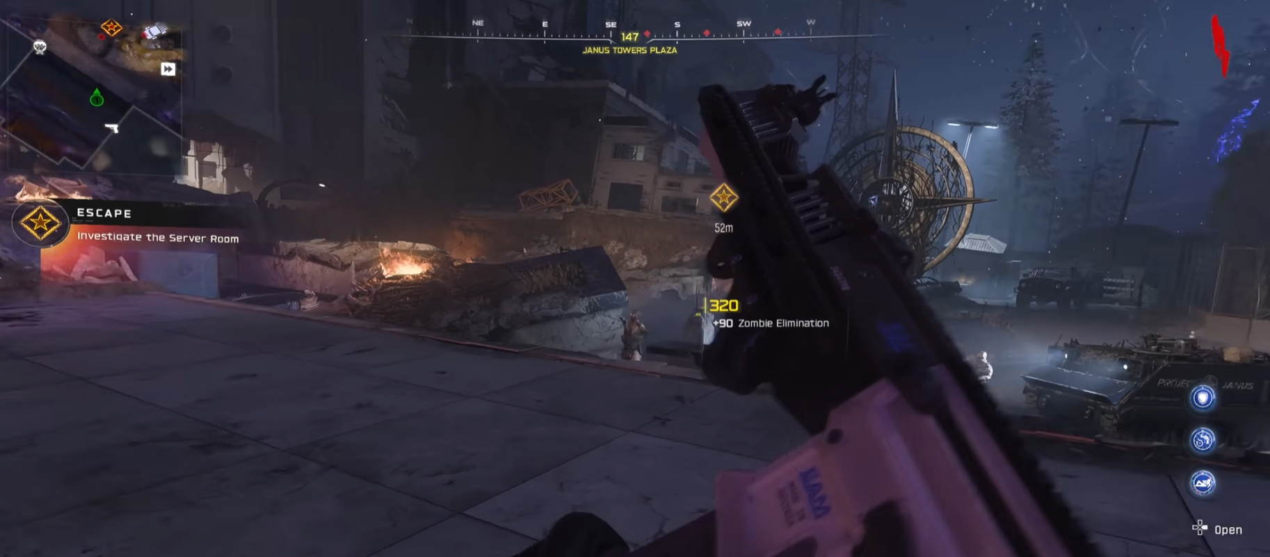 BO7 Zombies Ashes of the Damned - Server Room