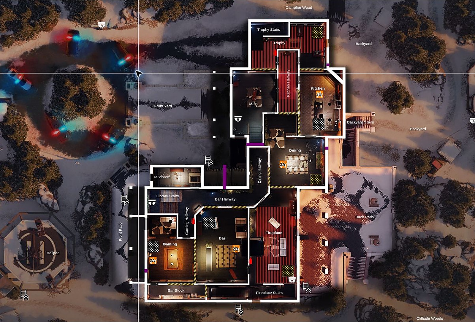 R6 Chalet Callouts Basement