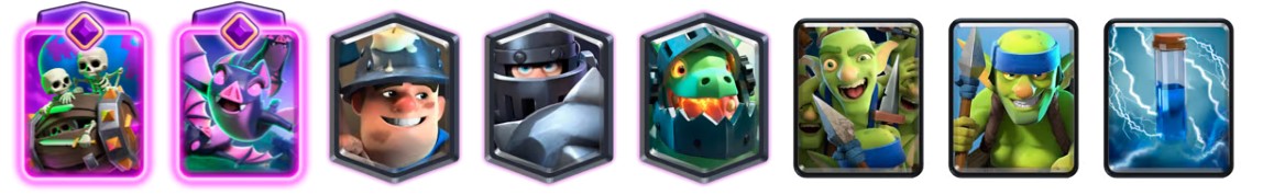 MK Miner EVO Bats Clan Wars Deck