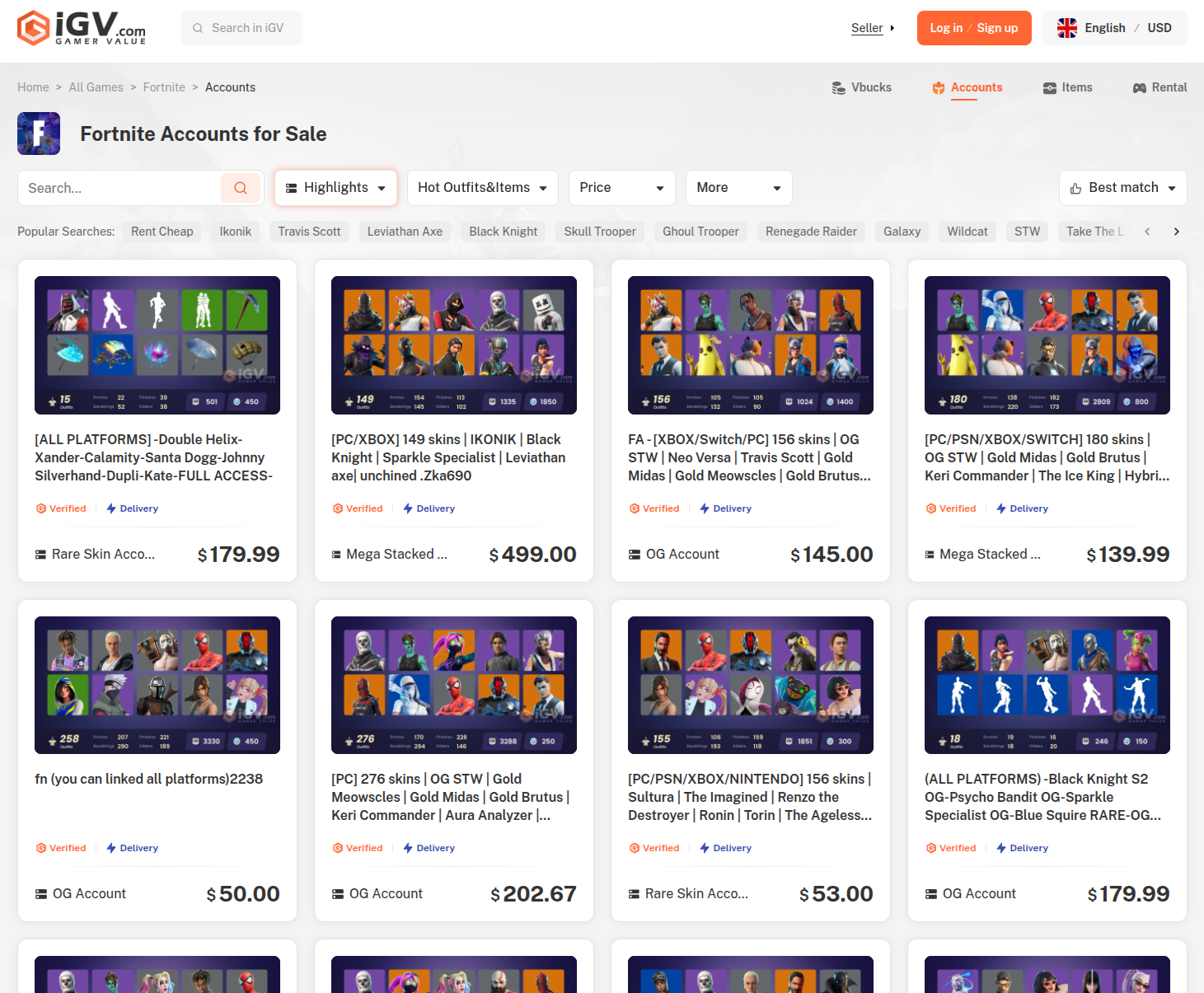 5 Best Websites to Buy Fortnite Accounts