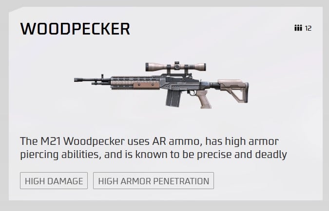 Free Fire Woodpecker