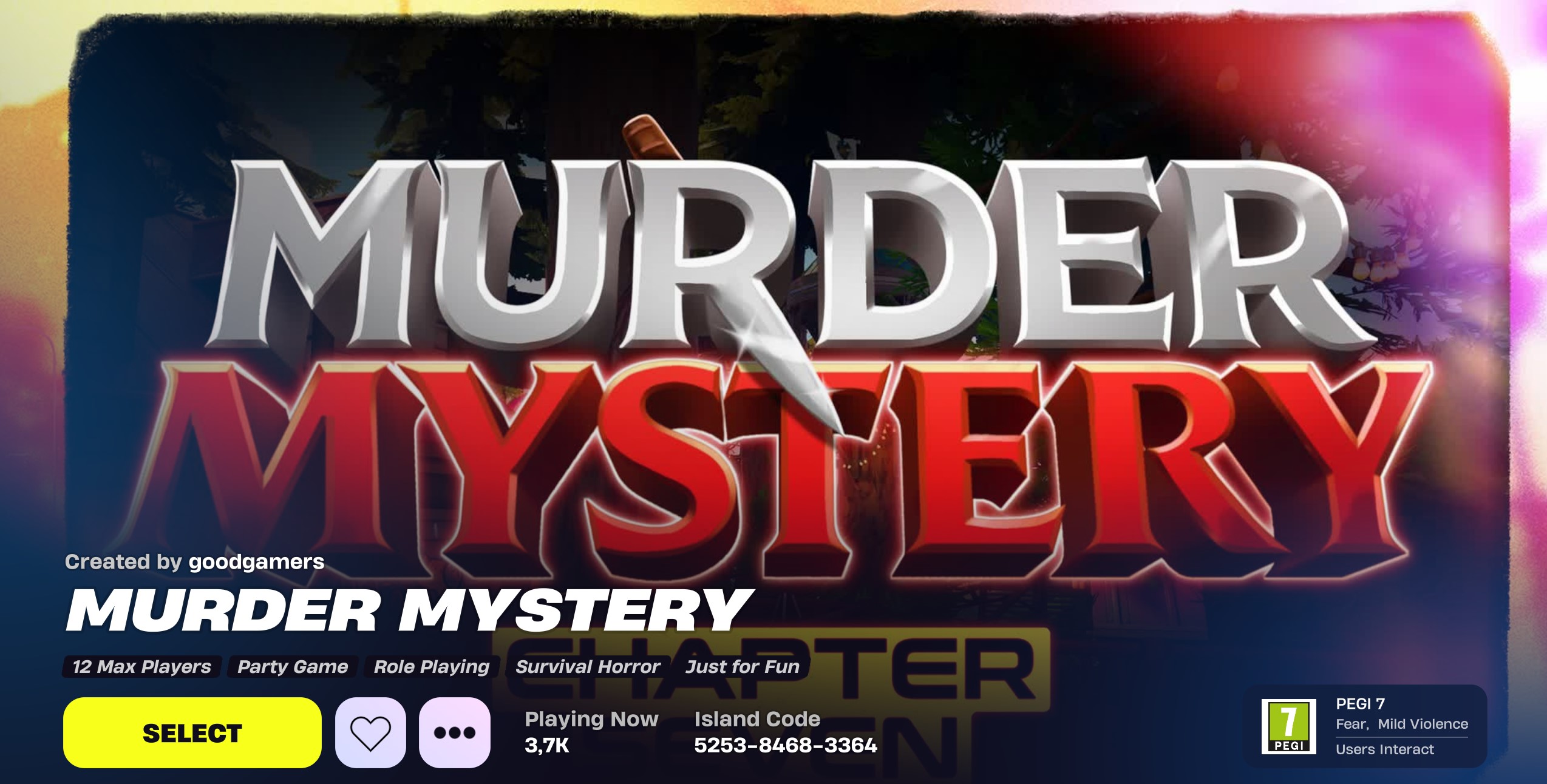 Murder Mystery - Best Creative Maps in Fortnite 2025