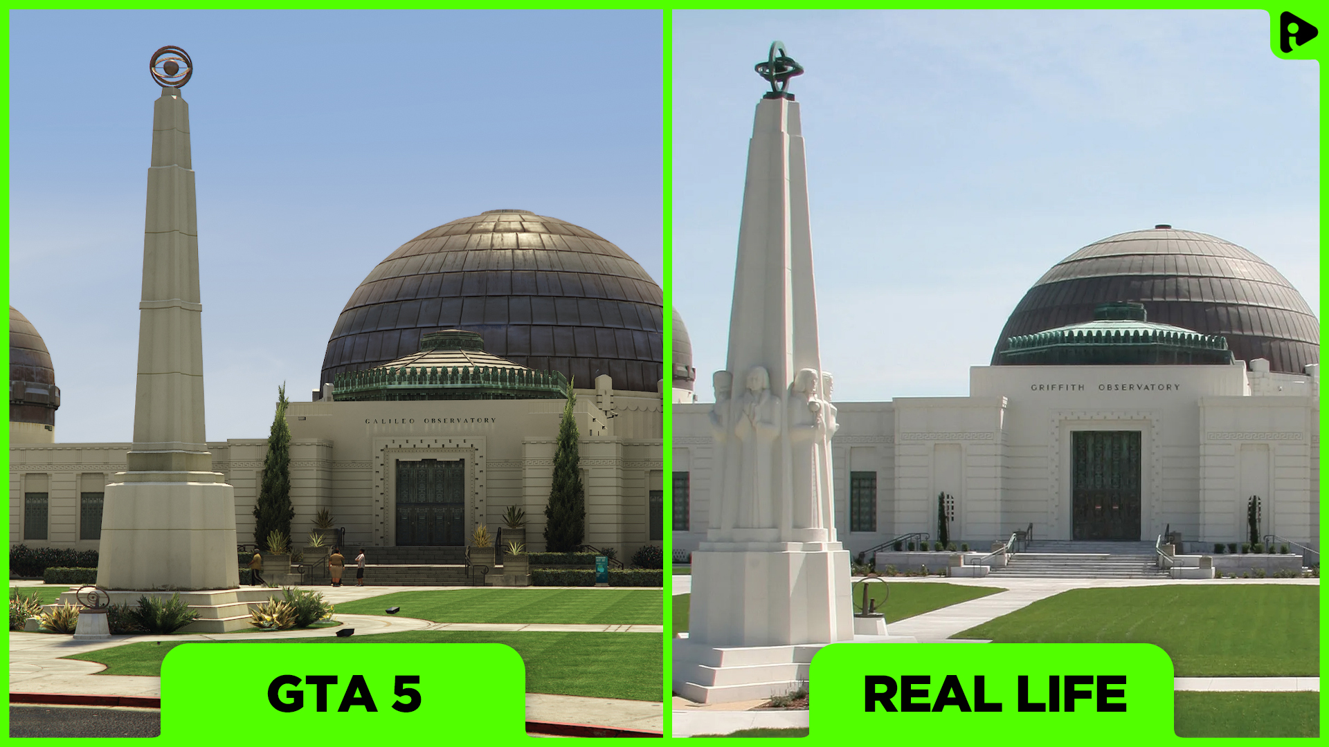 GTA 5 vs Real Life - Galileo Observatory