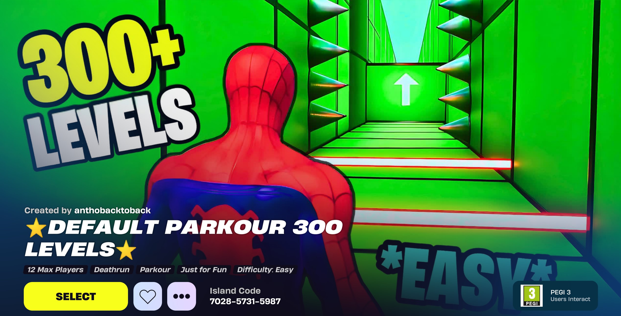 300+ Parkour - Best Creative Maps in Fortnite 2025