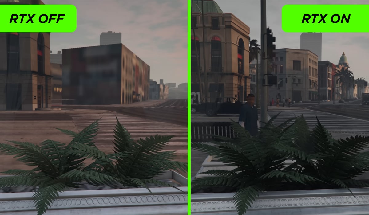 GTA 5 Enhanced RTX Off vs On Comparison