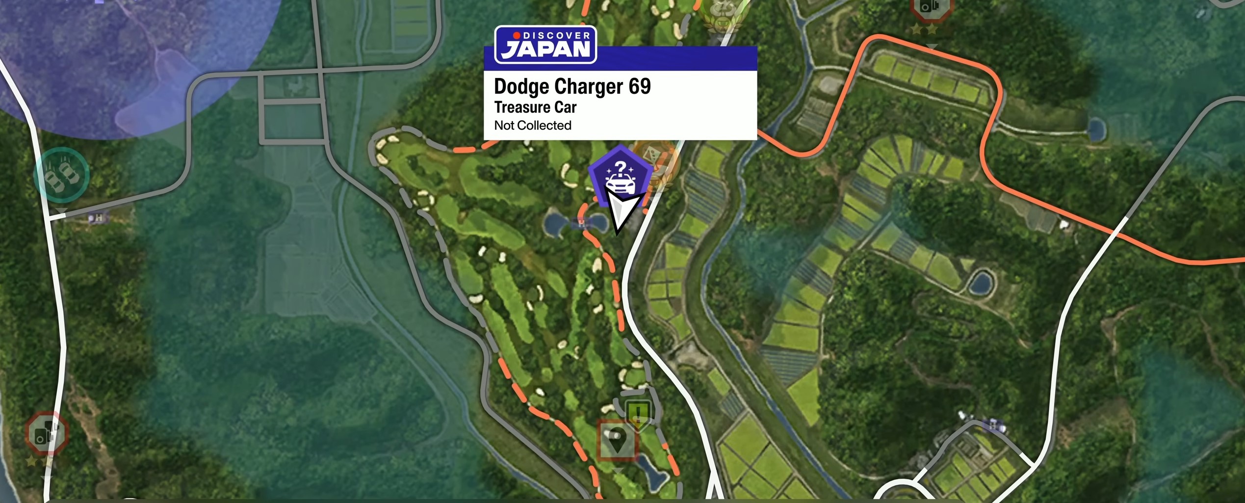 1969 Dodge Charger R/T Treasure Car Location in Minamino