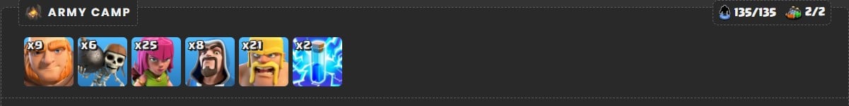 Clash of Clans TH5 Attack Strategy