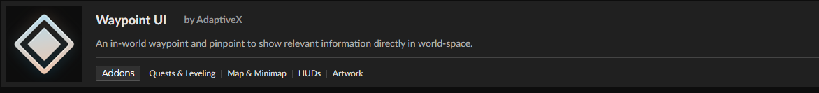 Waypoint UI Addon WoW