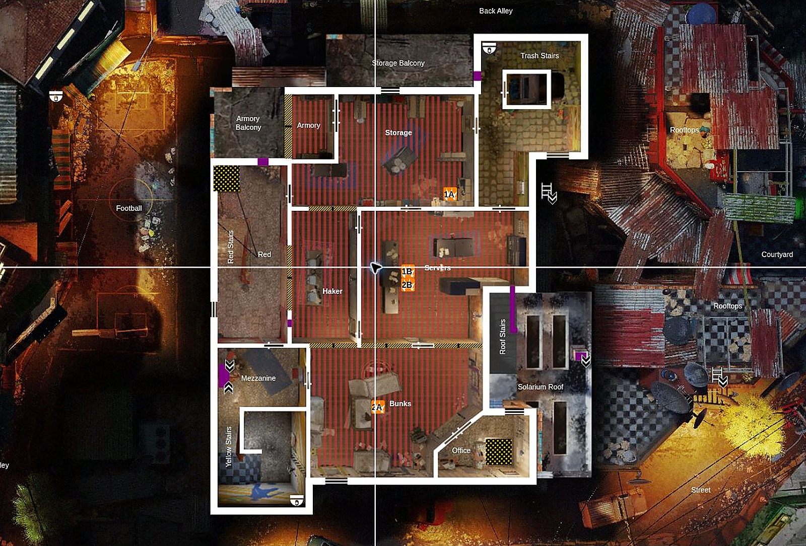 R6 Favela Callouts Middle Floor