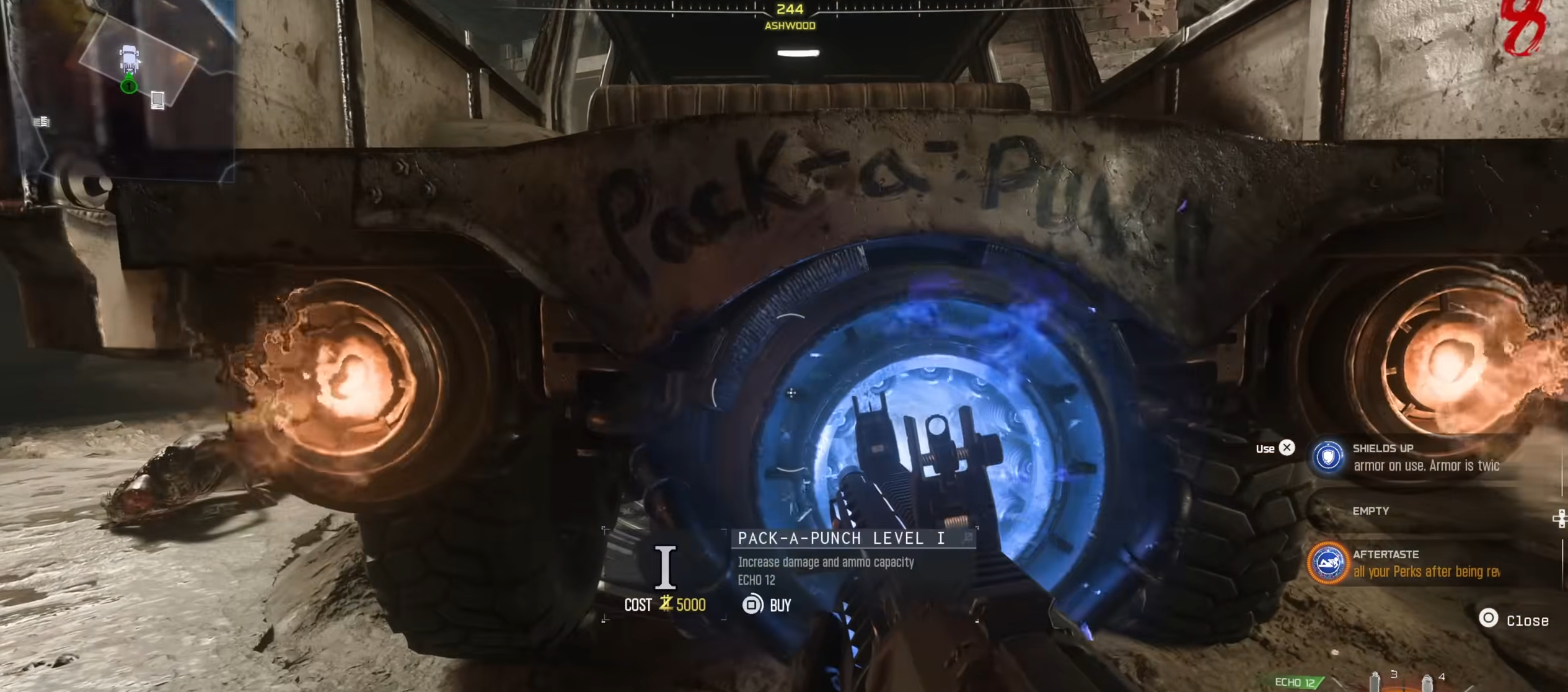 BO7 Zombies Ashes of the Damned - Pack-A-Punch