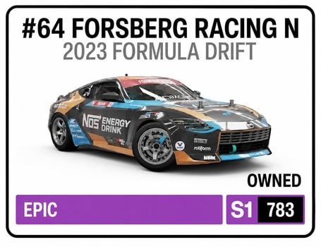 1. Formula Drift #64 Forsberg Racing Nissan Z