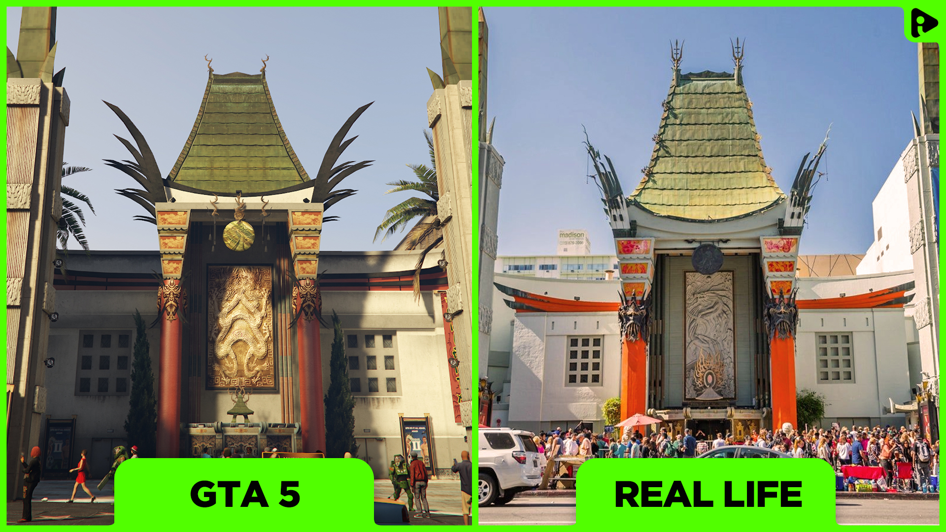GTA 5 vs Real Life - Oriental Theatre