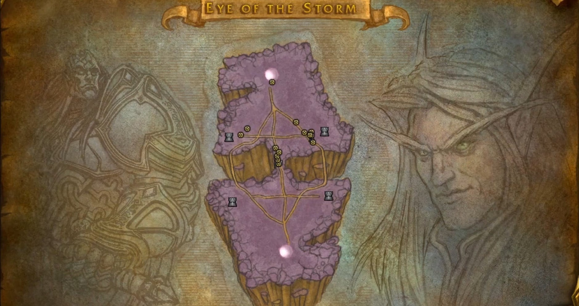 Eye of the Storm WoW TBC Map