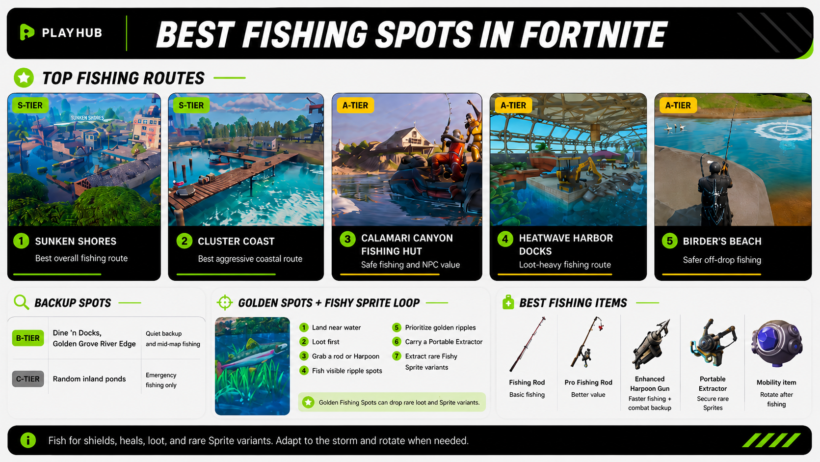 Best Fishing Spots in Fortnite 2026