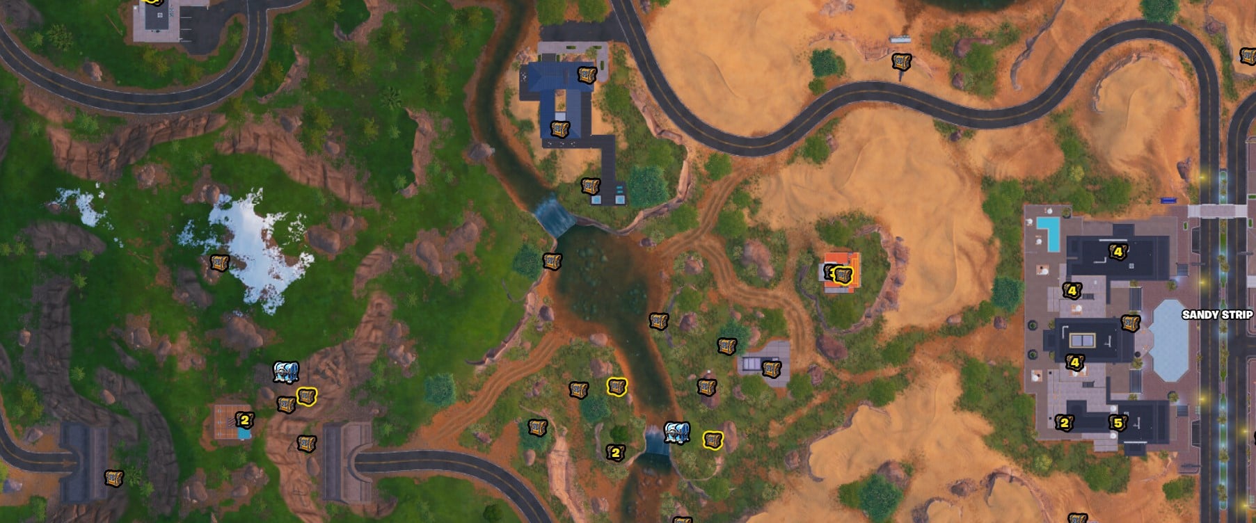 Fortnite Waterfall Loot Landing Spot