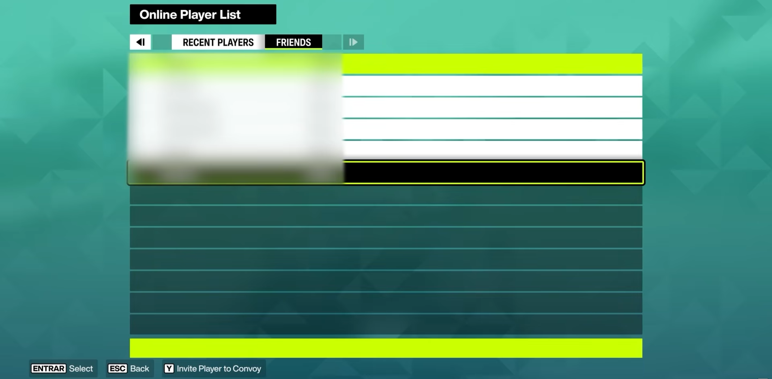 Forza Horizon 6: Co-op - Friendlist
