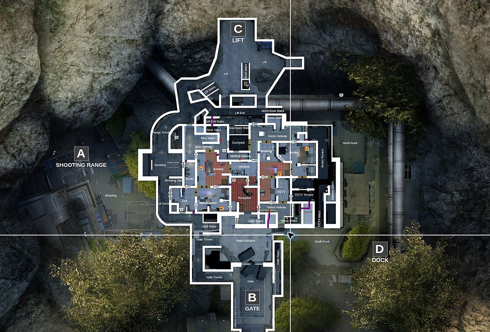 R6 Lair Callouts Basement