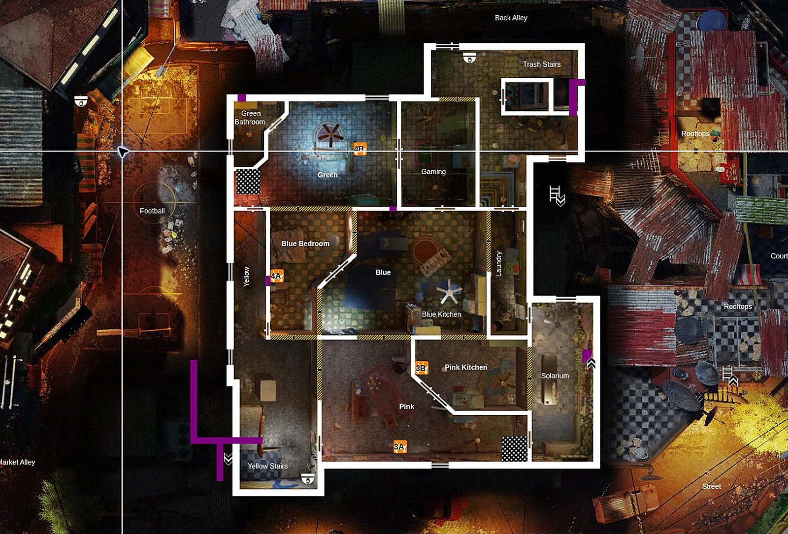 R6 Favela Callouts Lower Floor