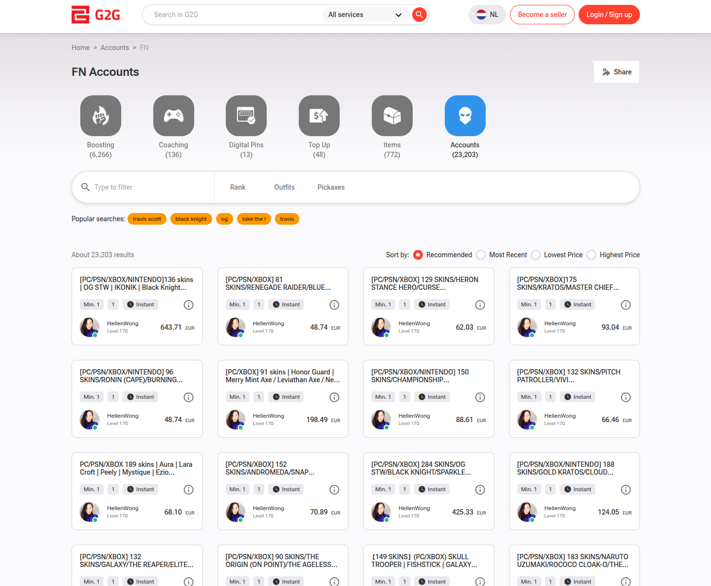 5 Best Websites to Buy Fortnite Accounts