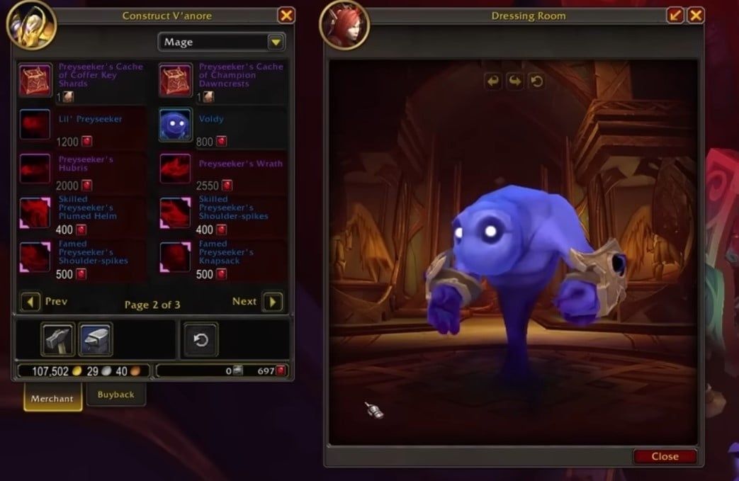 WoW Midnight Prey Mounts, Pets, and Toy Rewards