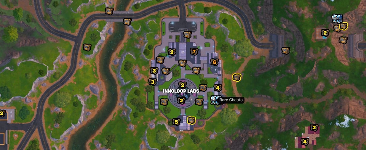 Innoloop Labs Fortnite Chests Location