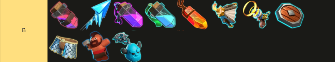Clash of Clans Equipment Tier List B Tier